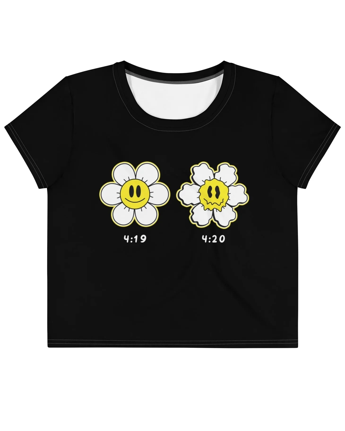 420 Daisy Crop Tee