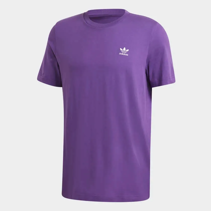 Adidas Originals Men's Essential Trefoil Tee - Purple