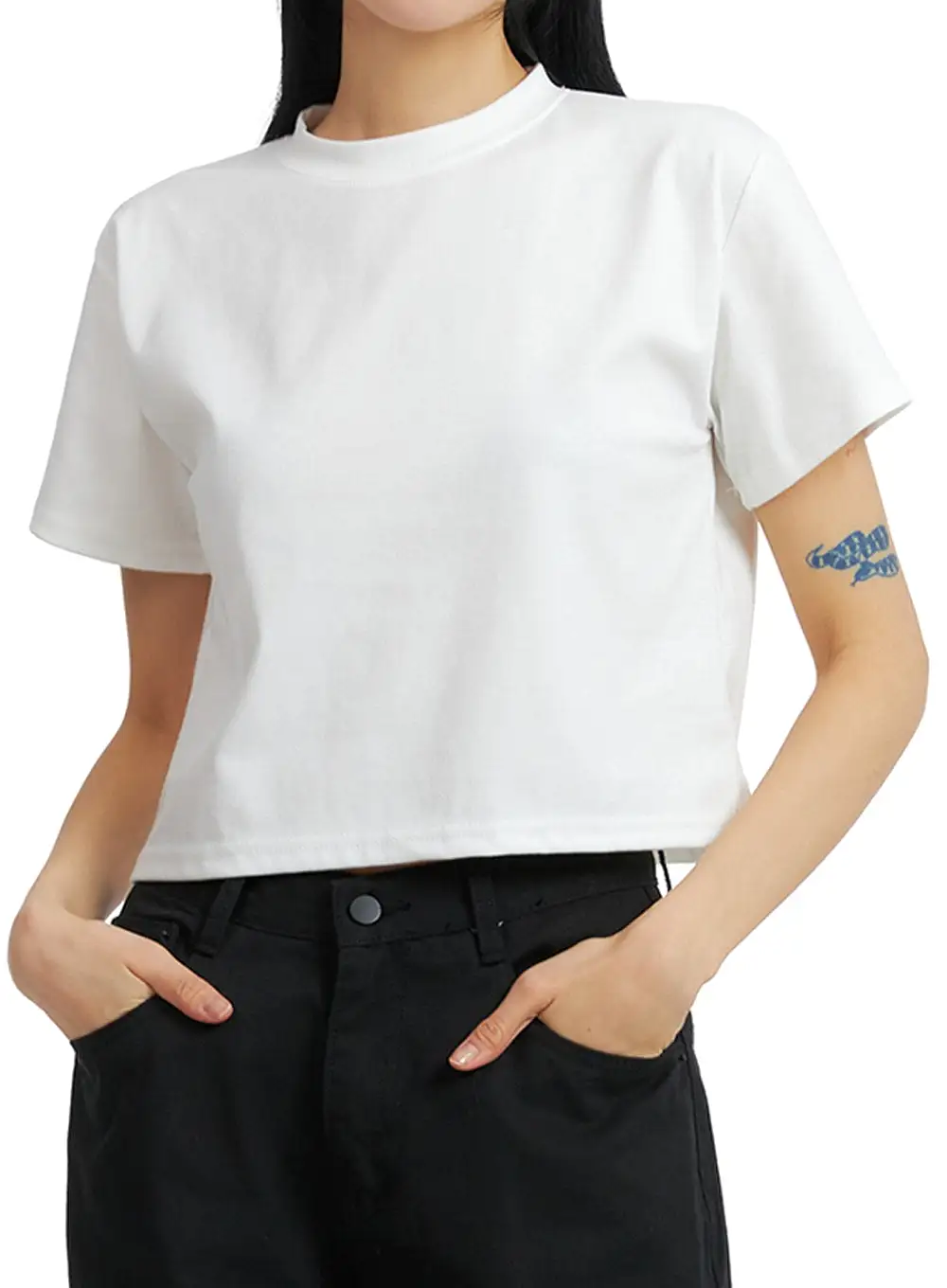 Basic Crop Tee IF402