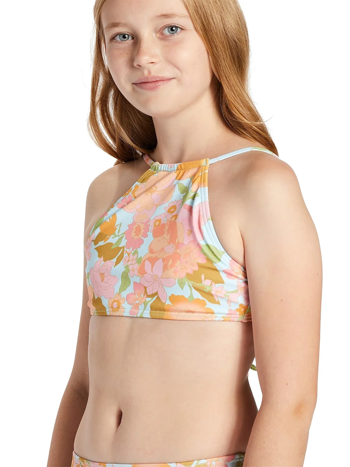 Billabong Girls Blown Away High Neck Two Piece Set