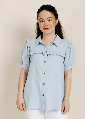 Blaine Blouse - Denim