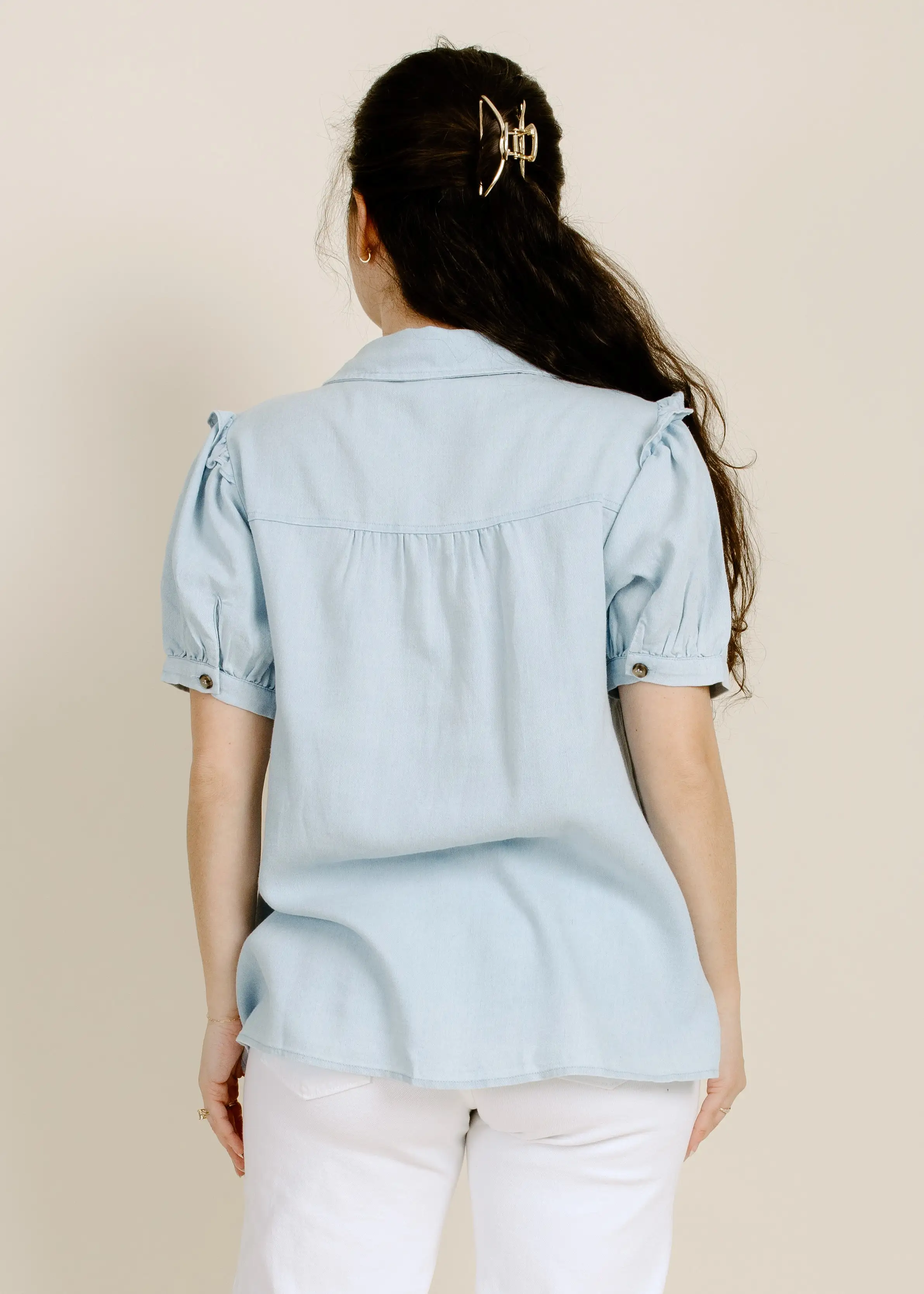 Blaine Blouse - Denim