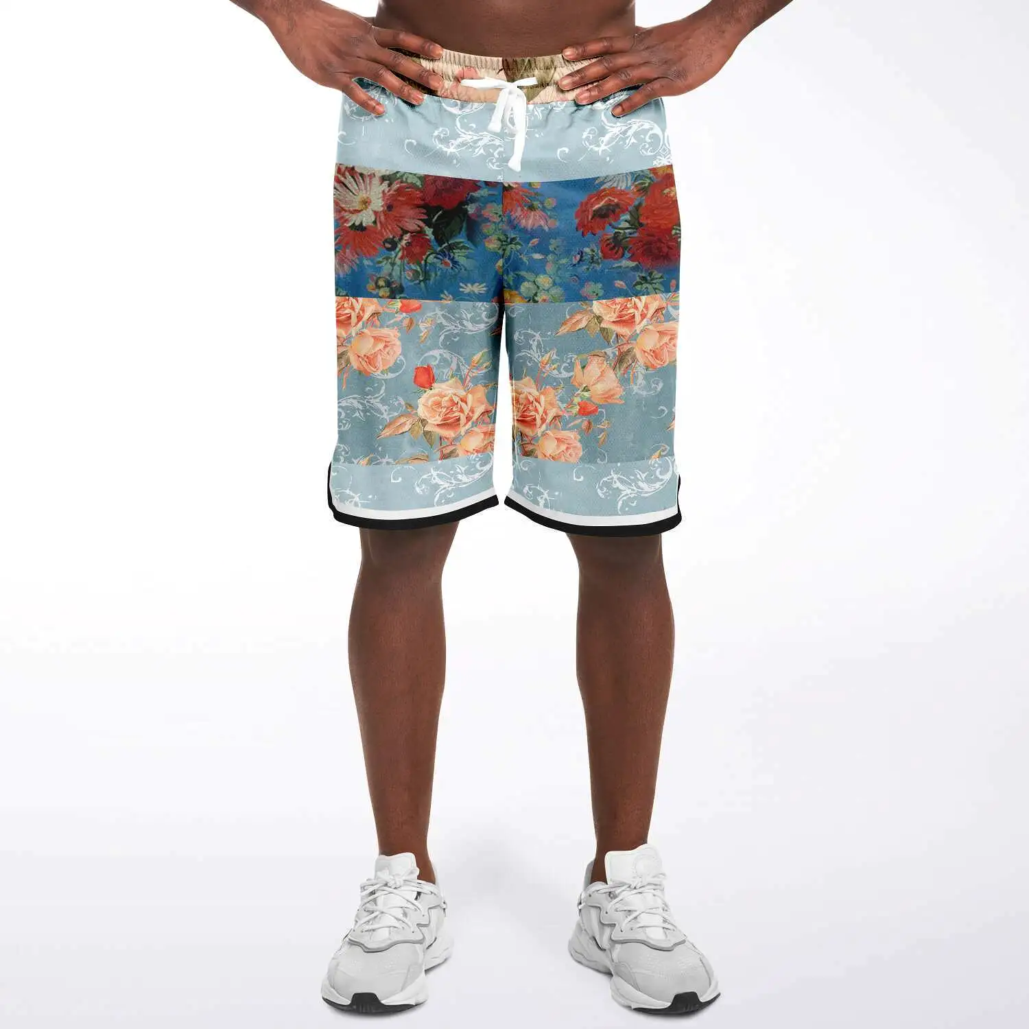 Blue Cabbage Unisex Basketball Shorts