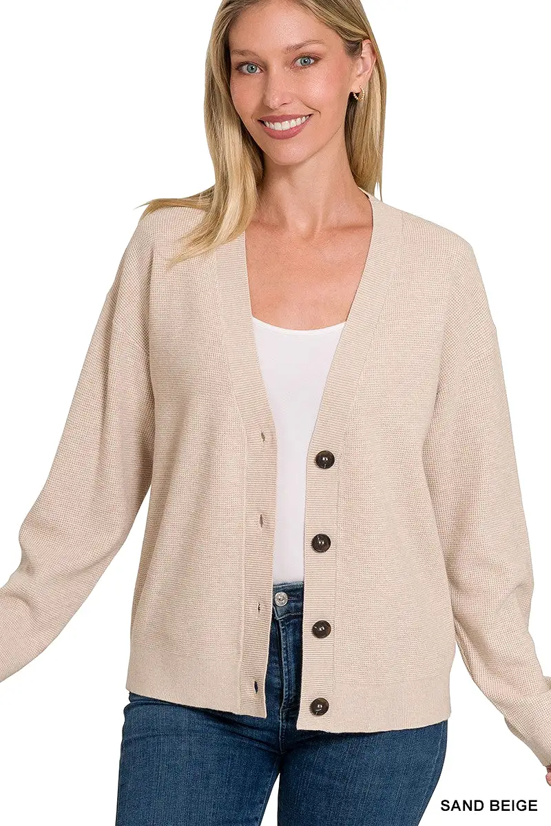 Button Front Cardigan