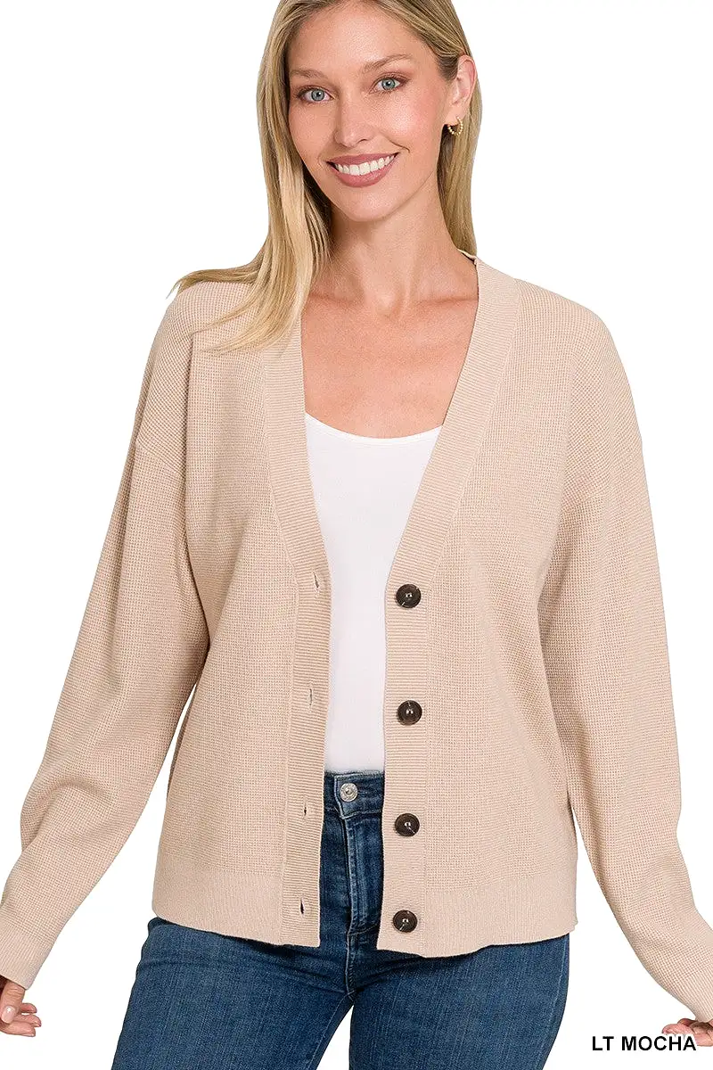 Button Front Cardigan