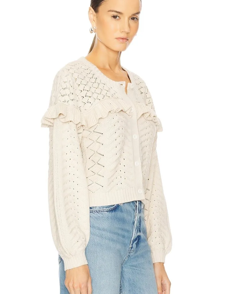 Cleobella Fernanda Sweater Cardigan - Ivory