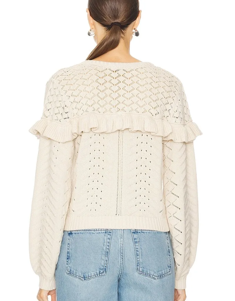 Cleobella Fernanda Sweater Cardigan - Ivory