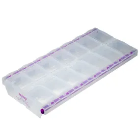 Craft Mates Lockables Storage Container with 14 Compartments, 9 x 4.5, 1 Storage Container