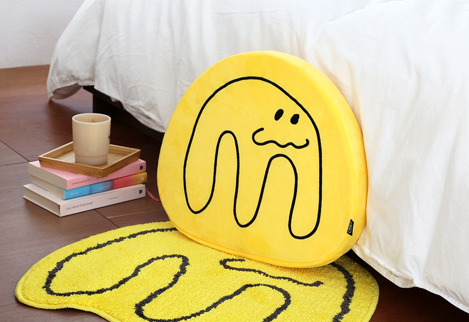 Cute Characters Shaped Sofa Cushions Pillow Soft Back Chair Foams Floor Sofa Yellow Orange Mint Gifts Home Decor Reading Support