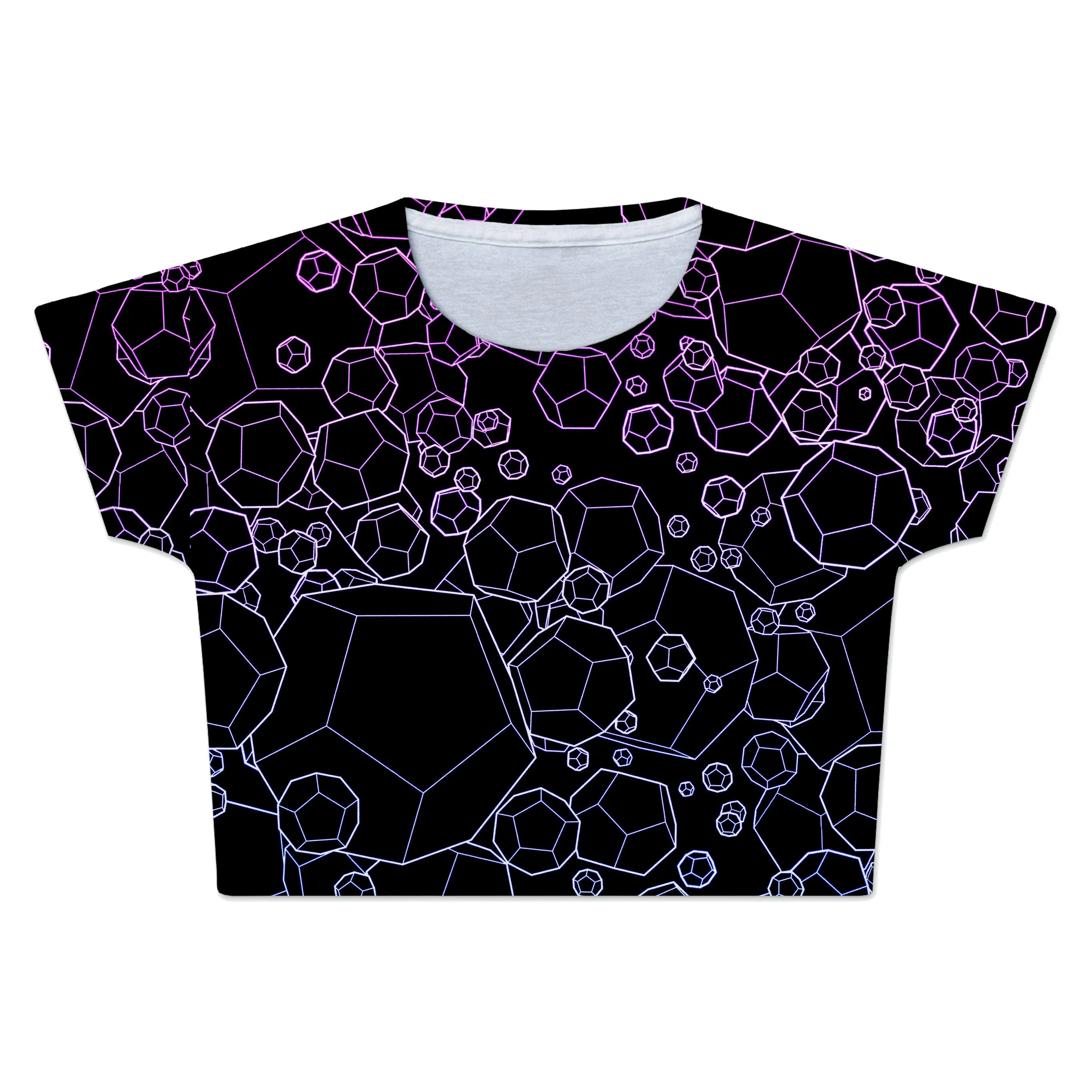 Dodecahedron Madness Cold Crop Tee