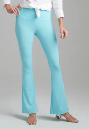 Elaine Stretch Knit Pant in Sea Foam