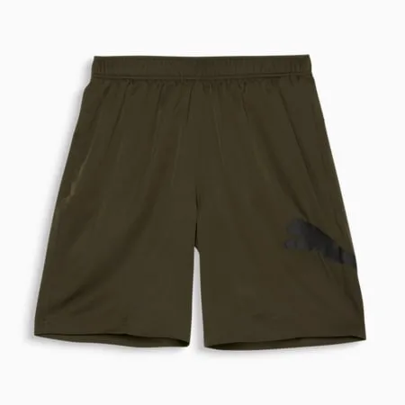 Essential Regular Fit Woven 9" Men's Shorts | Dark Olive | PUMA SHOP ALL PUMA | PUMA 