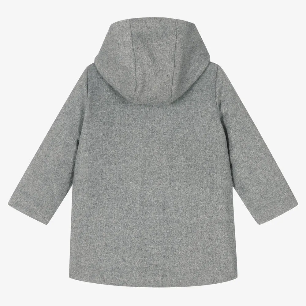 Girls Grey Duffle Coat