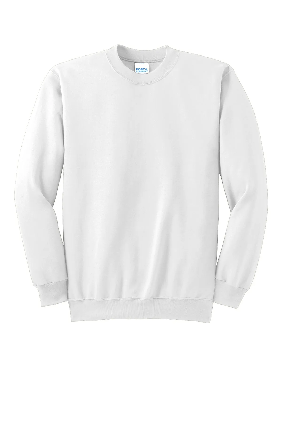 GIRLS SOCCER SUPER FAN Port & Company Men's Essential Fleece Crewneck Sweatshirt