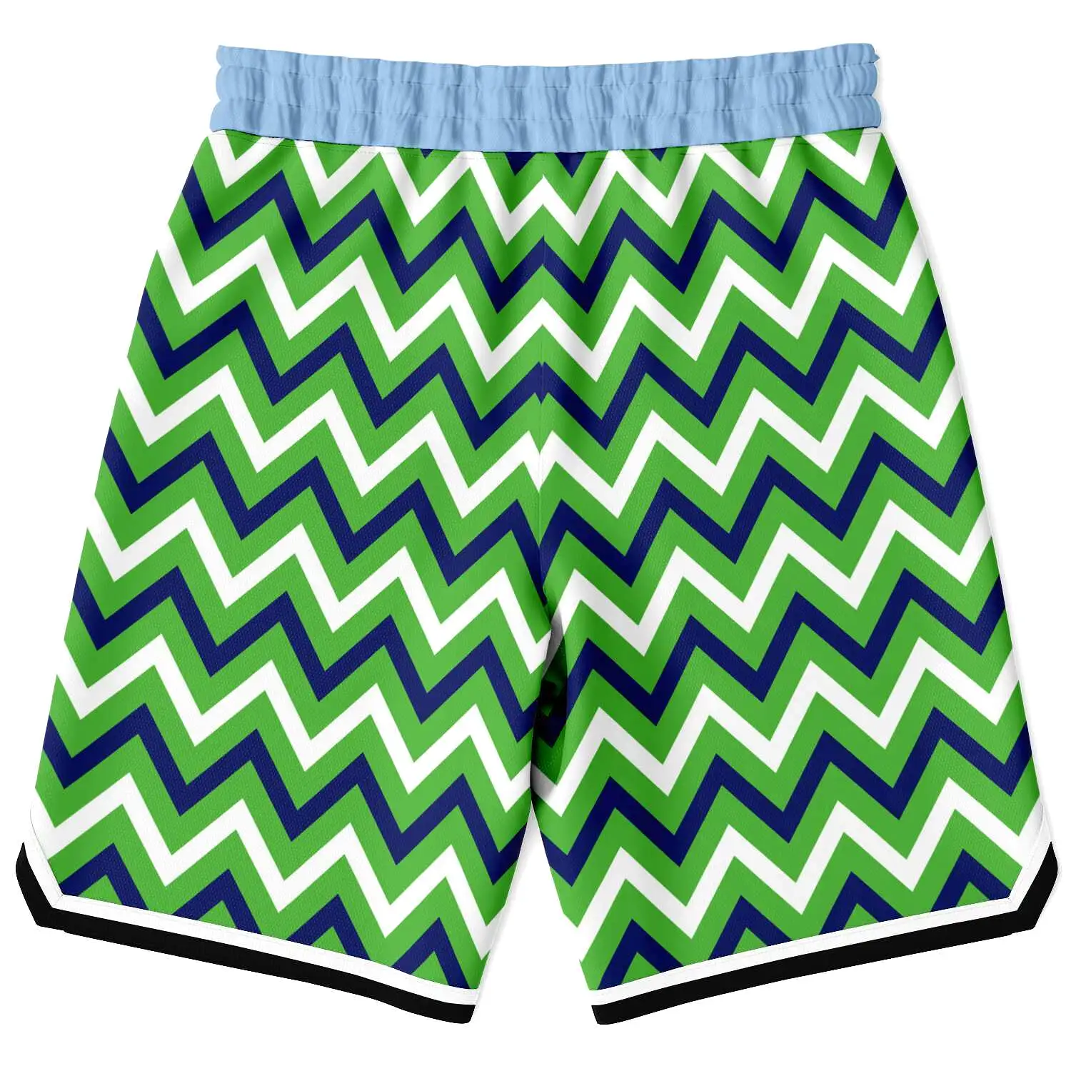 Green Par 4 Unisex Basketball Shorts