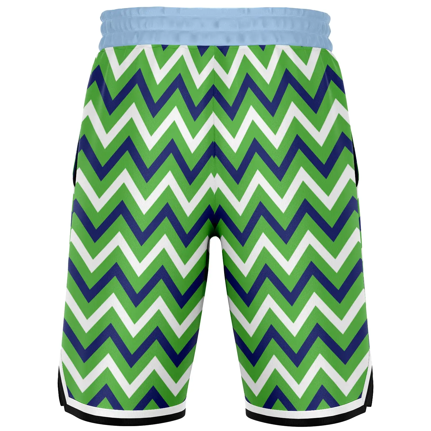 Green Par 4 Unisex Basketball Shorts