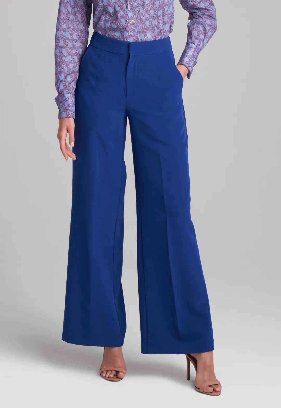 Halona Stretch Knit Pant in Sapphire