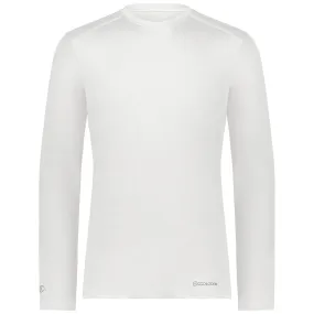 Holloway Men's White Coolcore Essential Long Sleeve Tee