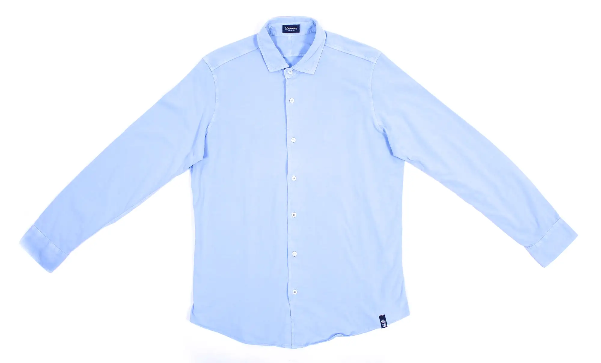 Iced Jersey Long Sleeve Button Front Shirt