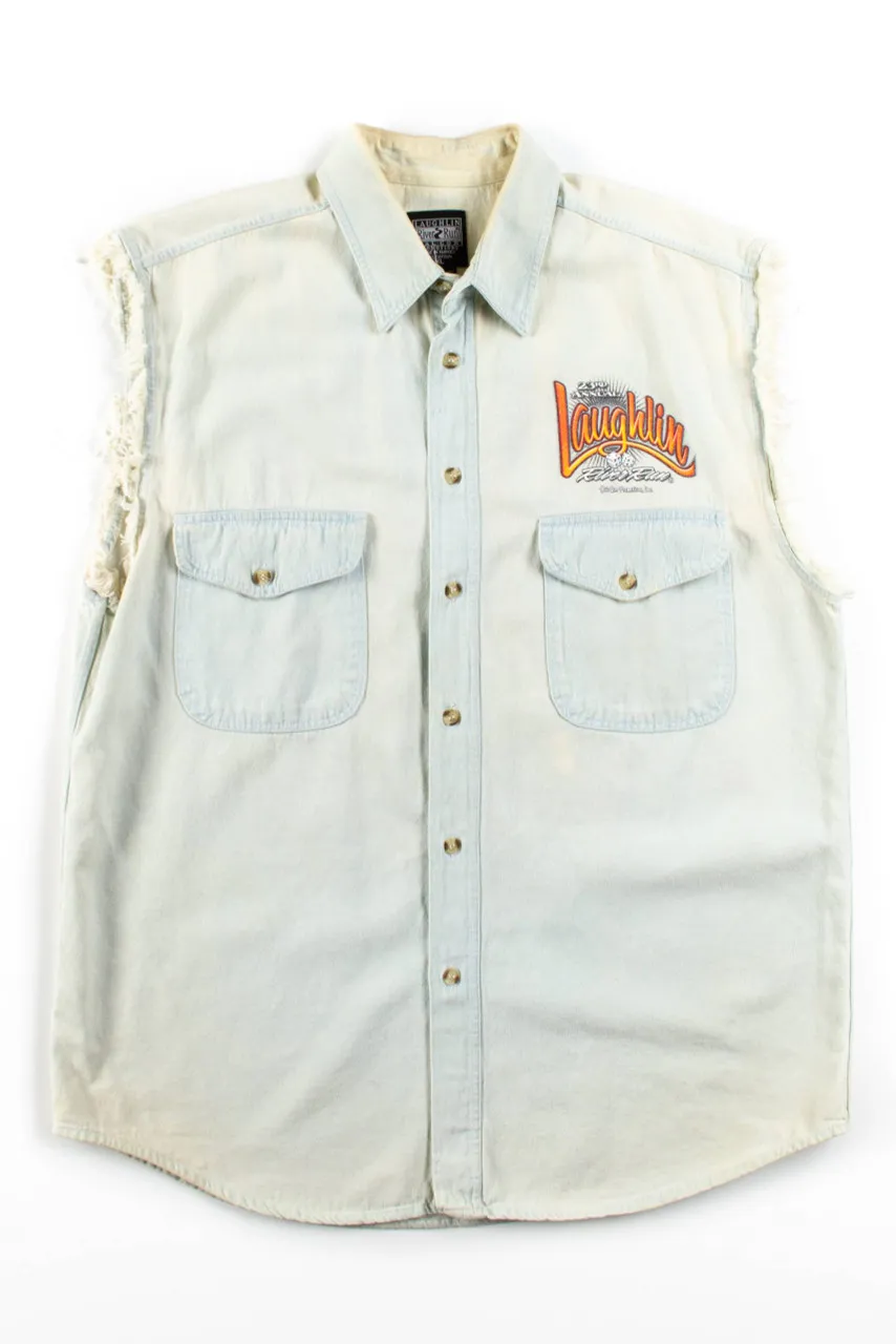 Laughlin River Run Cut Off Button Up Shirt (2005)