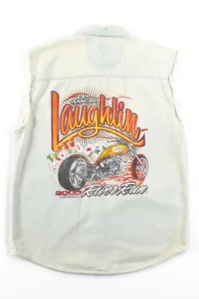 Laughlin River Run Cut Off Button Up Shirt (2005)