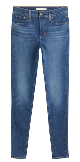 Levi`s 720 High-Rise Super Skinny - Queubec Autumn Blå