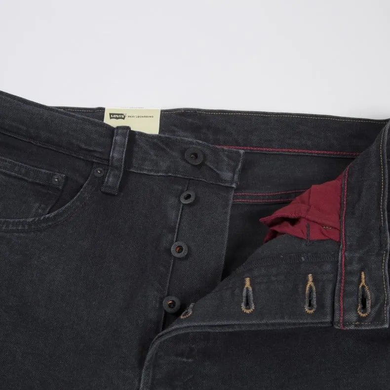 Levi's Skateboarding 501 Original Fit Jeans (Black Rinse)