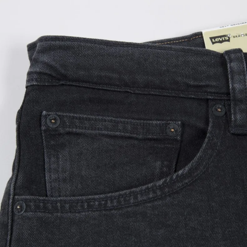 Levi's Skateboarding 501 Original Fit Jeans (Black Rinse)