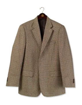 LIGHT BROWN PLAID WITH MULTI DECOS SPORT COAT