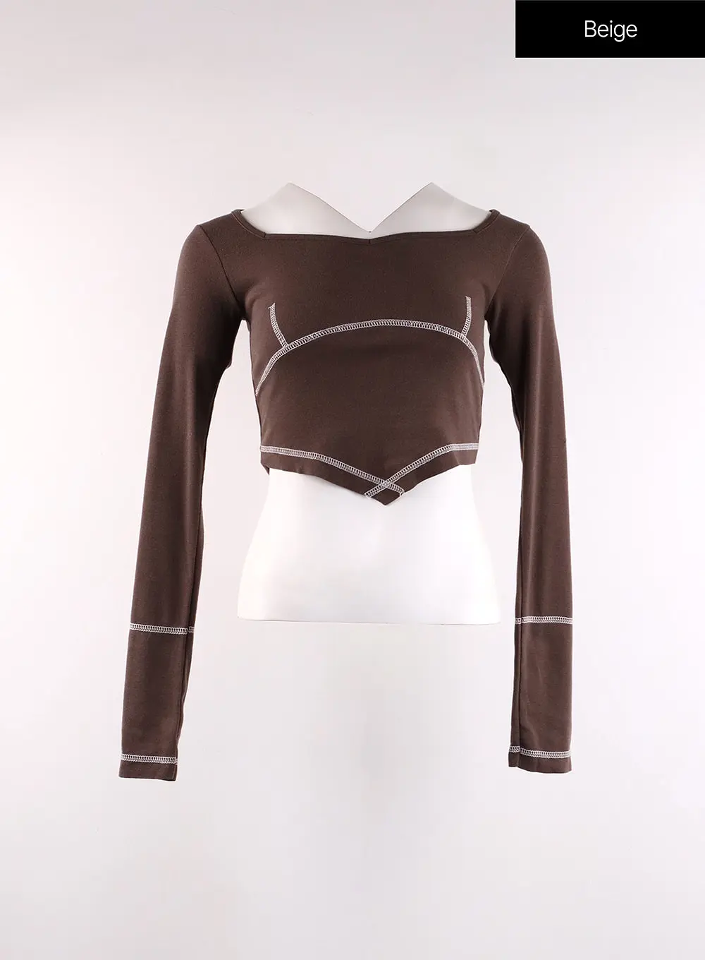 Long Sleeve Crop Top CF401