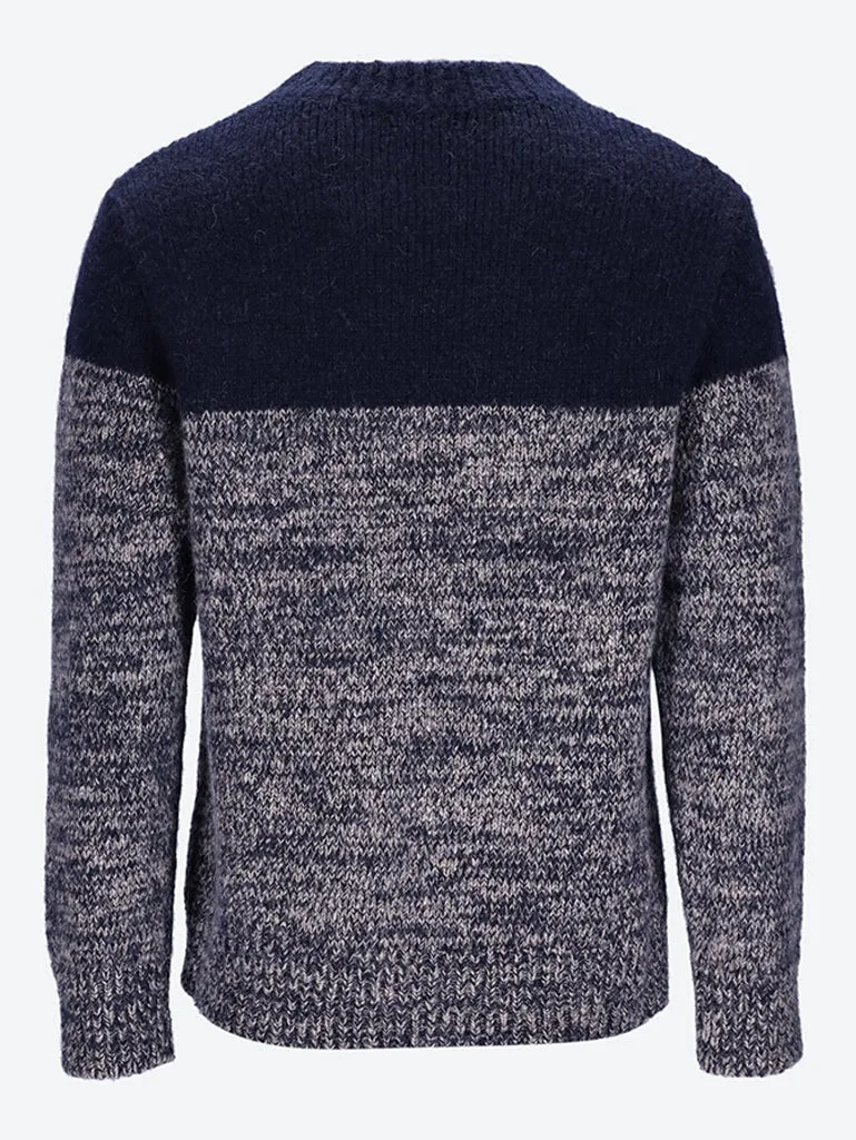 Loose crew neck sweater crewneck