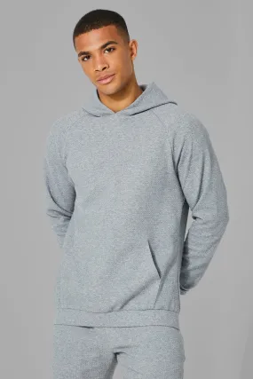 Man Active Tech Stretch Knit Hoodie | boohooMAN UK