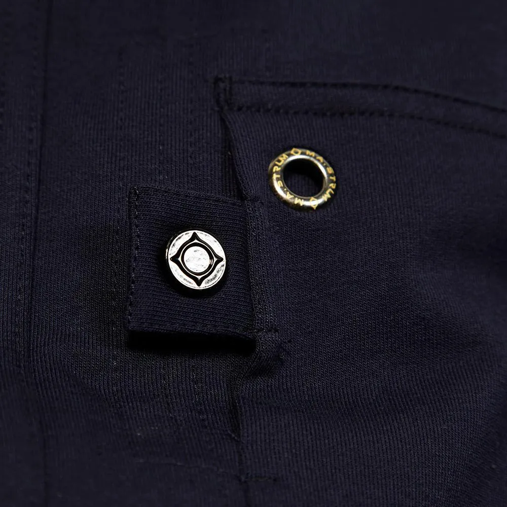 MA.Strum Button Front Mid-Weight FleeceMidnight