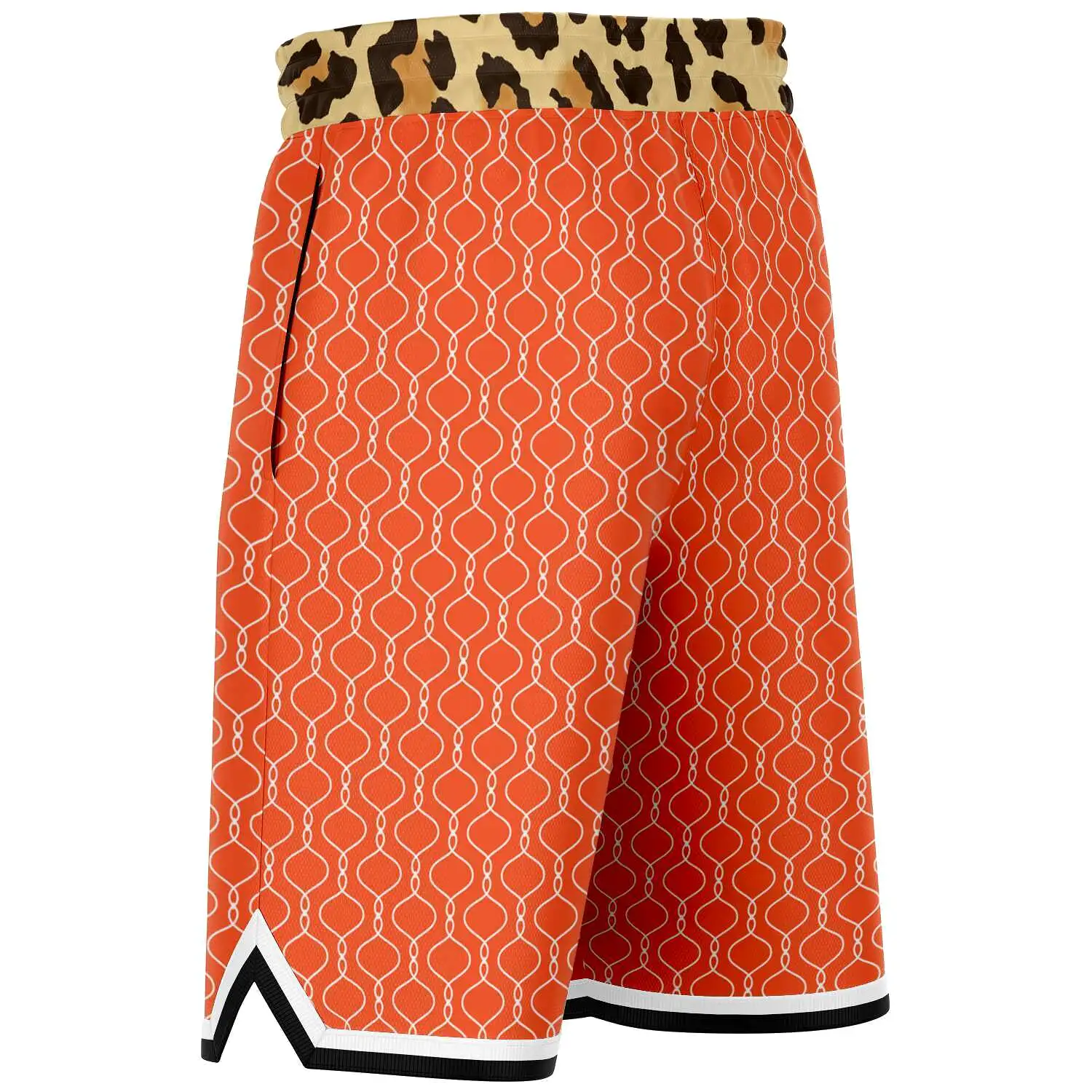 Me So Leopard Unisex Basketball Shorts