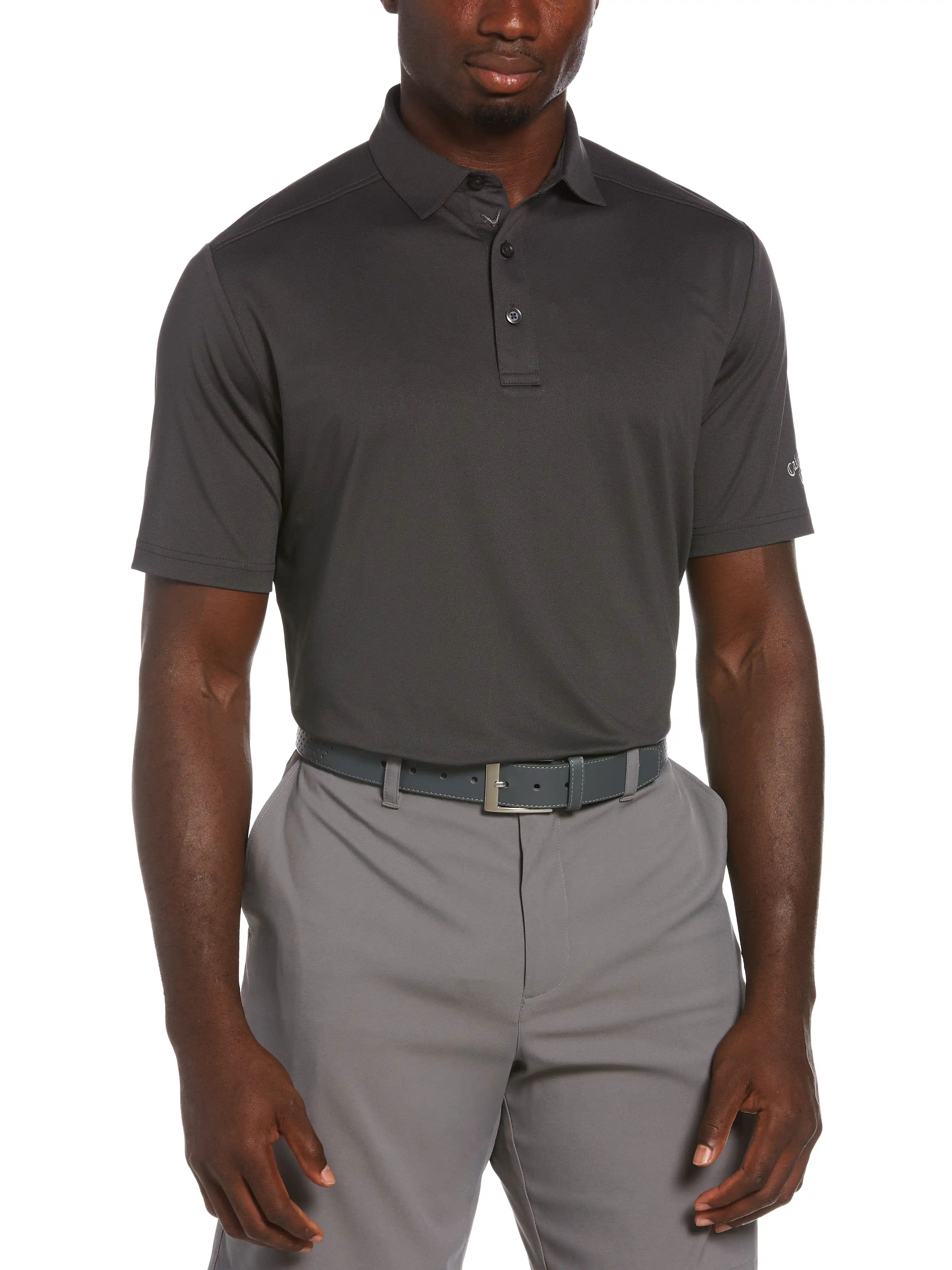 Mens Cooling Micro Hex Polo