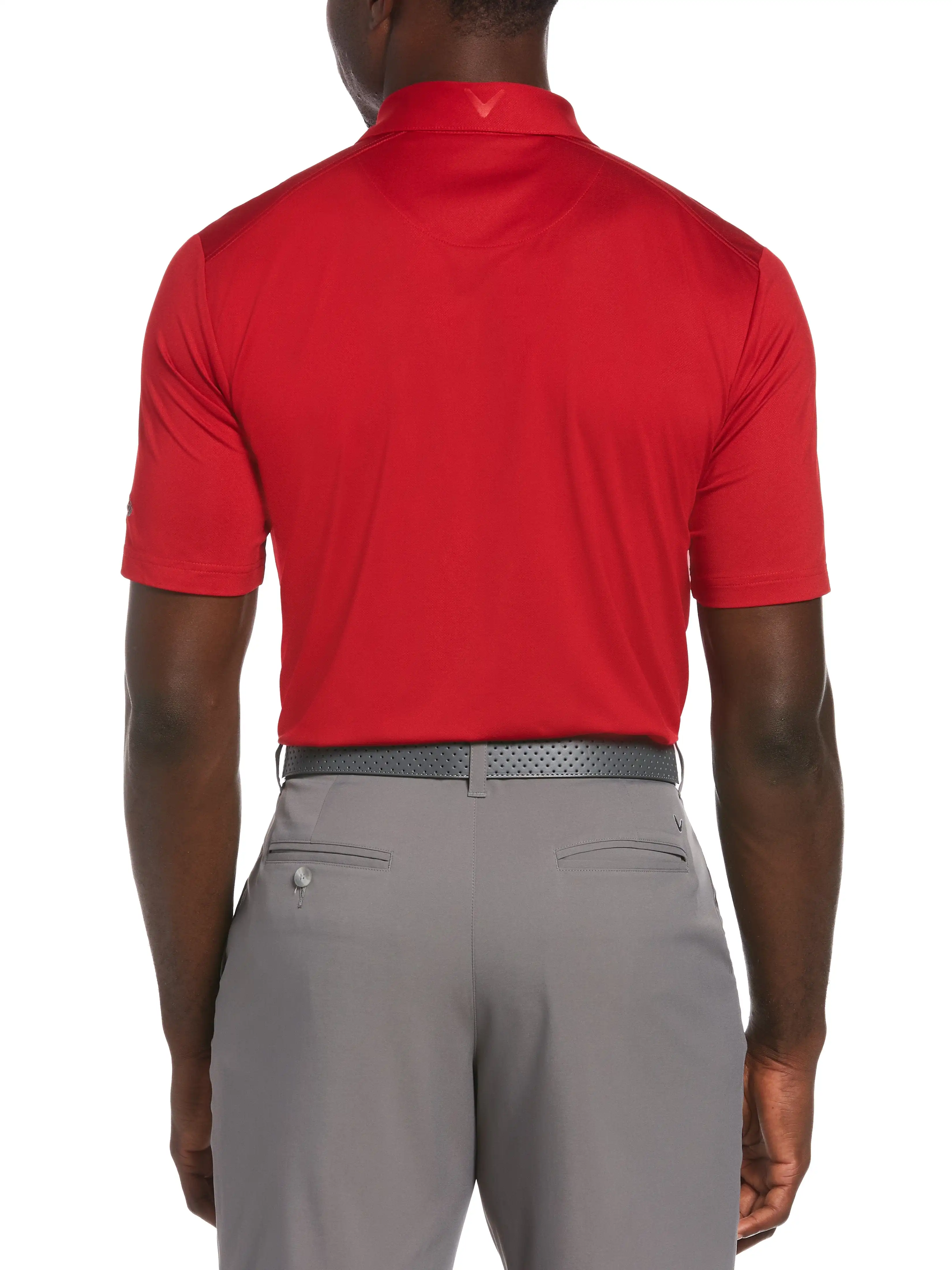 Mens Cooling Micro Hex Polo