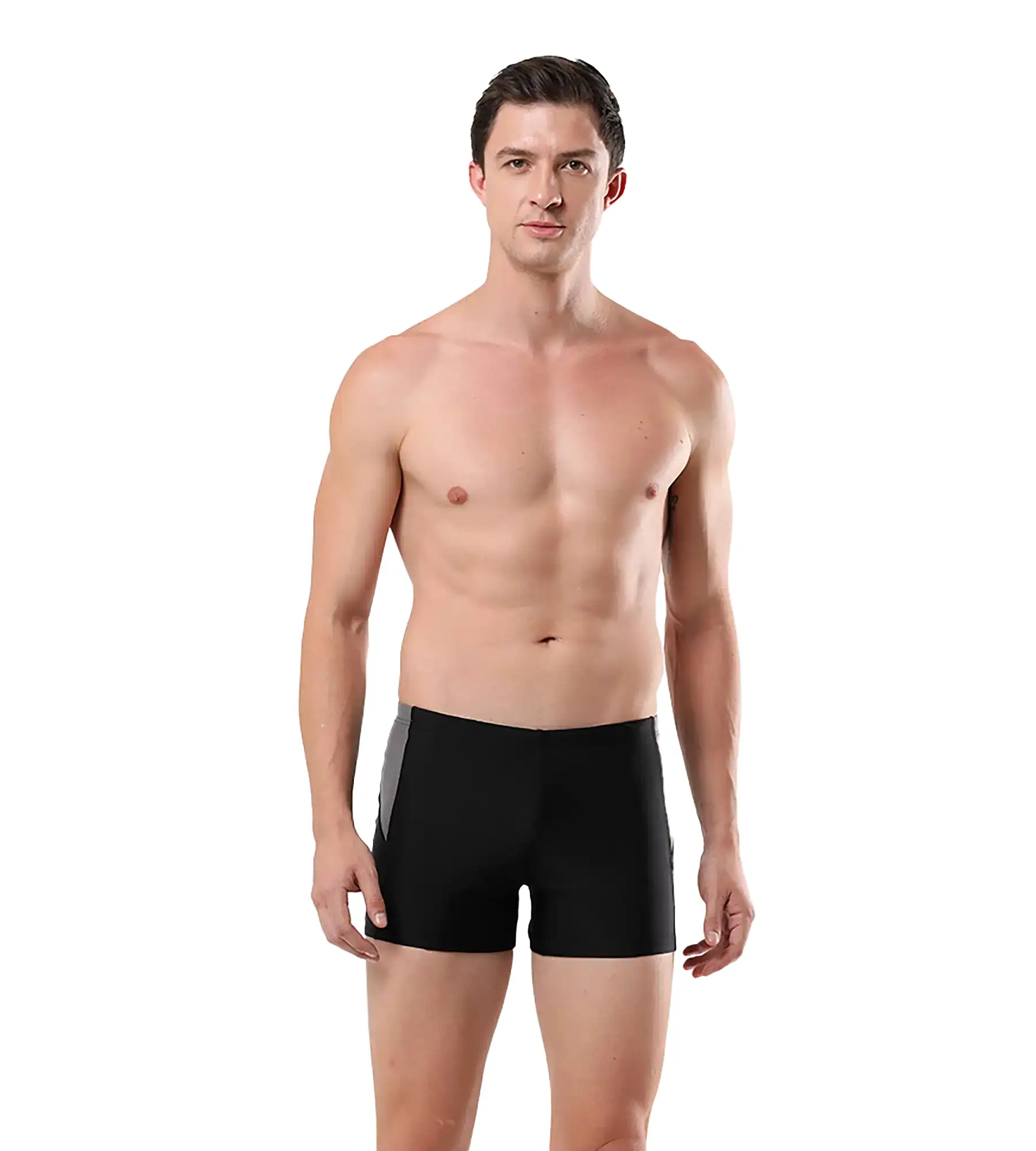 Men's Endurance Dive Aquashort - Black  &  Dove Grey