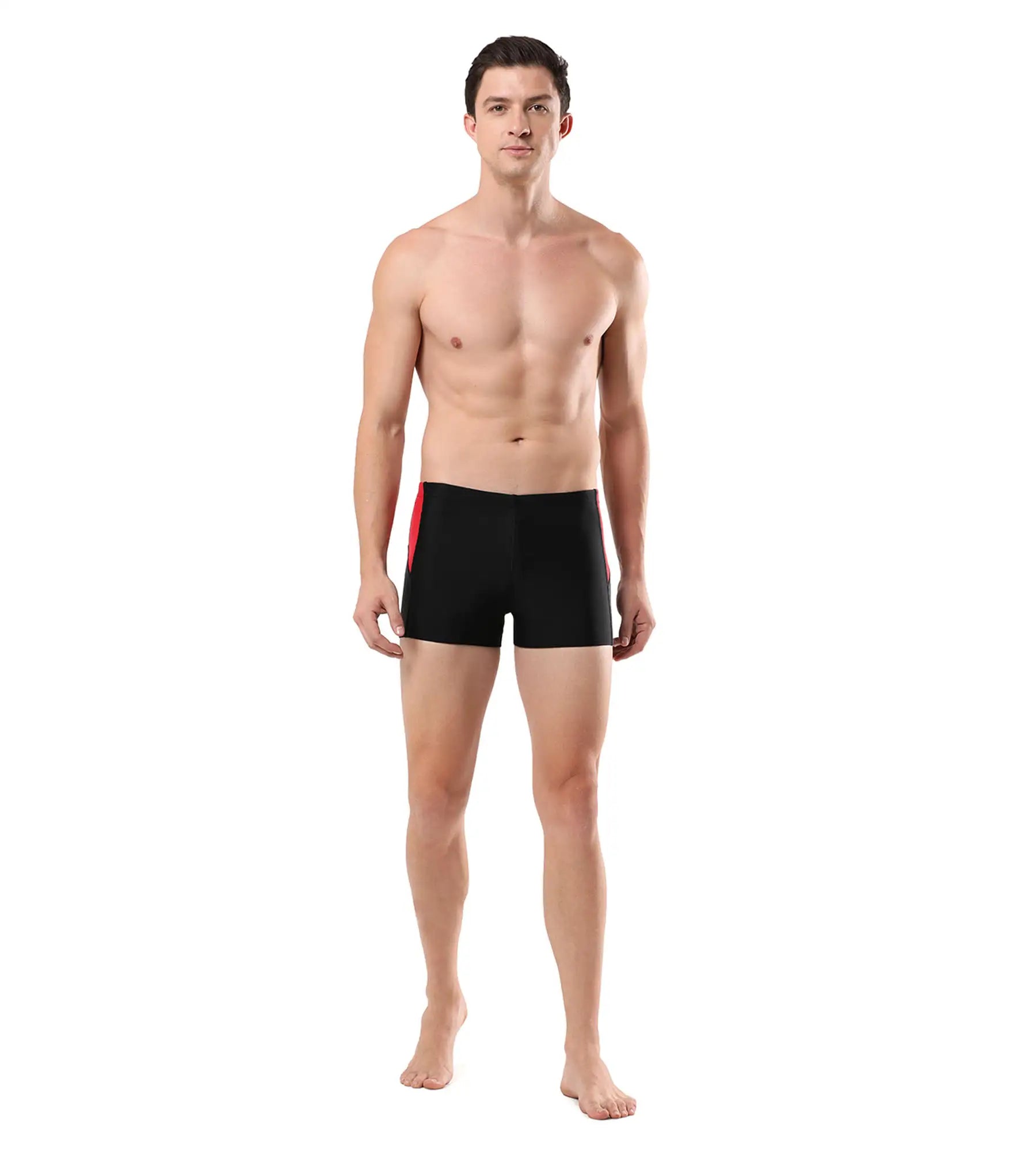 Men's Endurance Dive Aquashort - Black  &  Fed Red