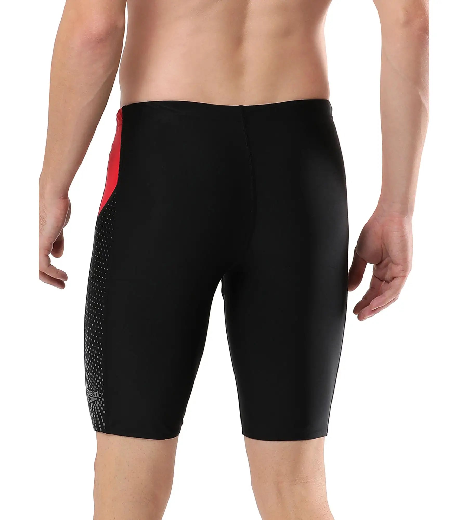 Men's Endurance Dive Jammer - Black & Fed Red