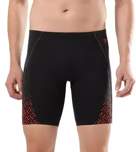 Men's Endurance Eco End+ Mid Jammer - Black & Fed Red