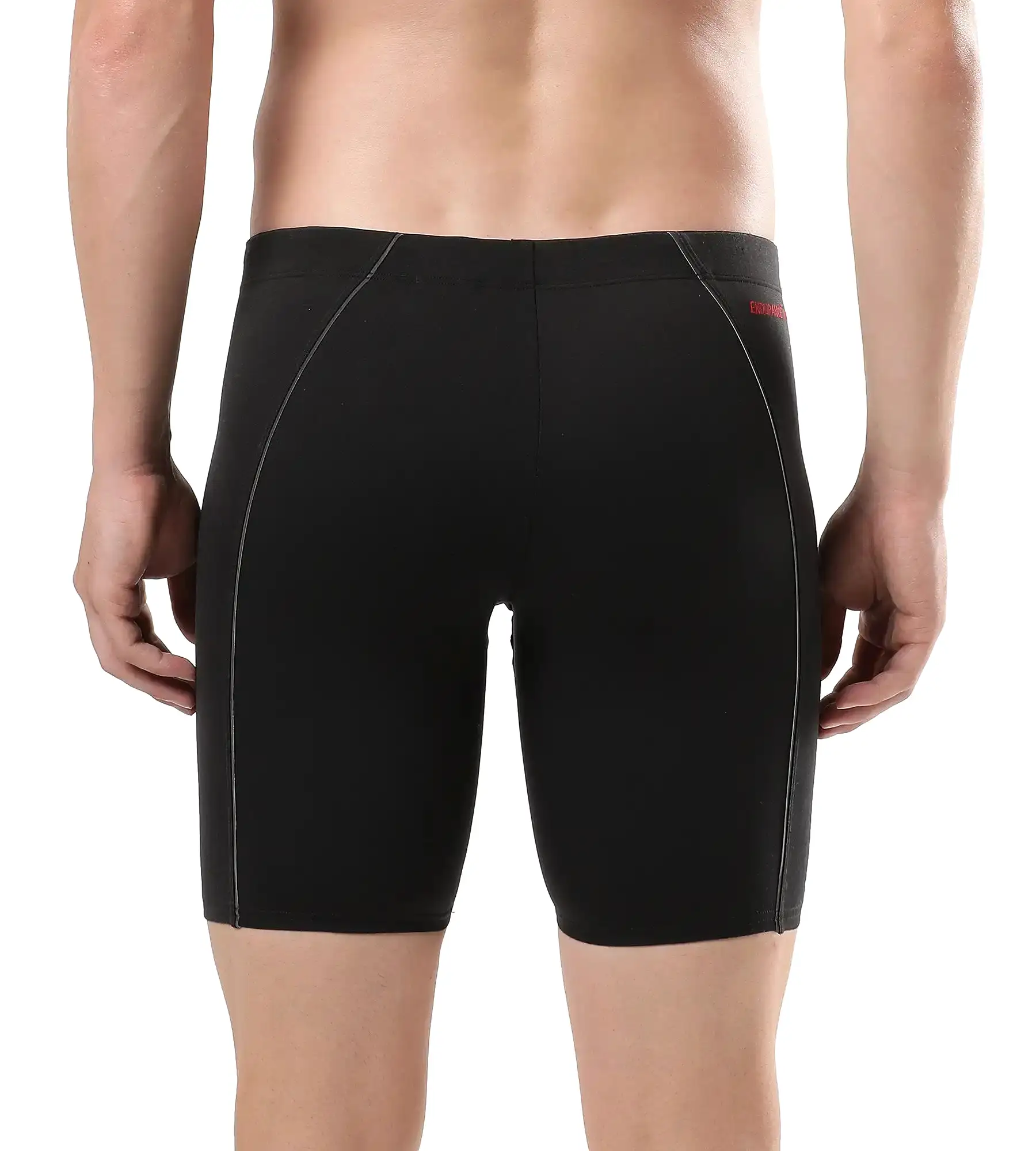 Men's Endurance Eco End+ Mid Jammer - Black & Fed Red