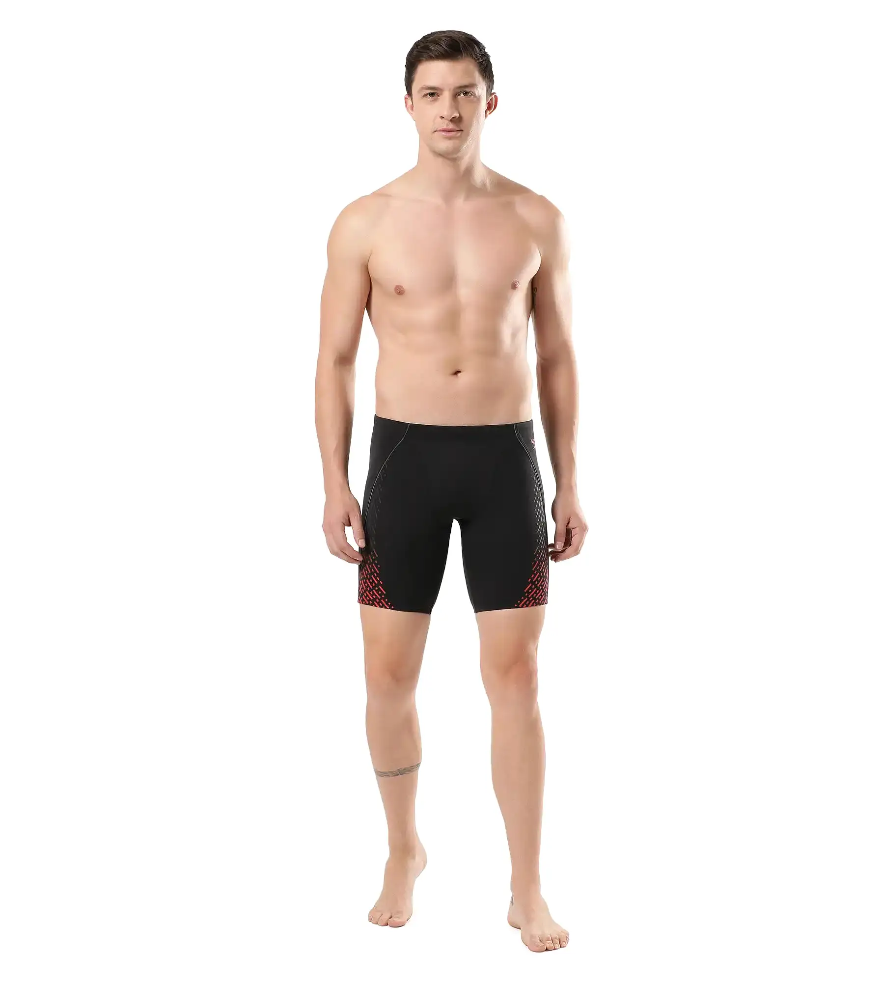 Men's Endurance Eco End+ Mid Jammer - Black & Fed Red