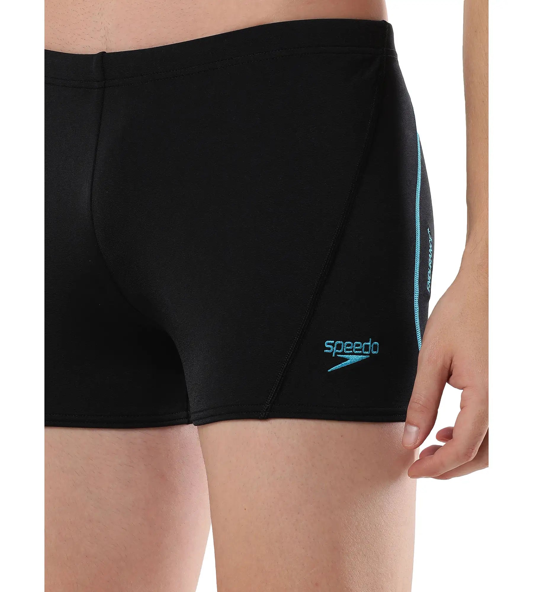 Men's Endurance+  Essential Splice Aquashort - Black  &  Bolt