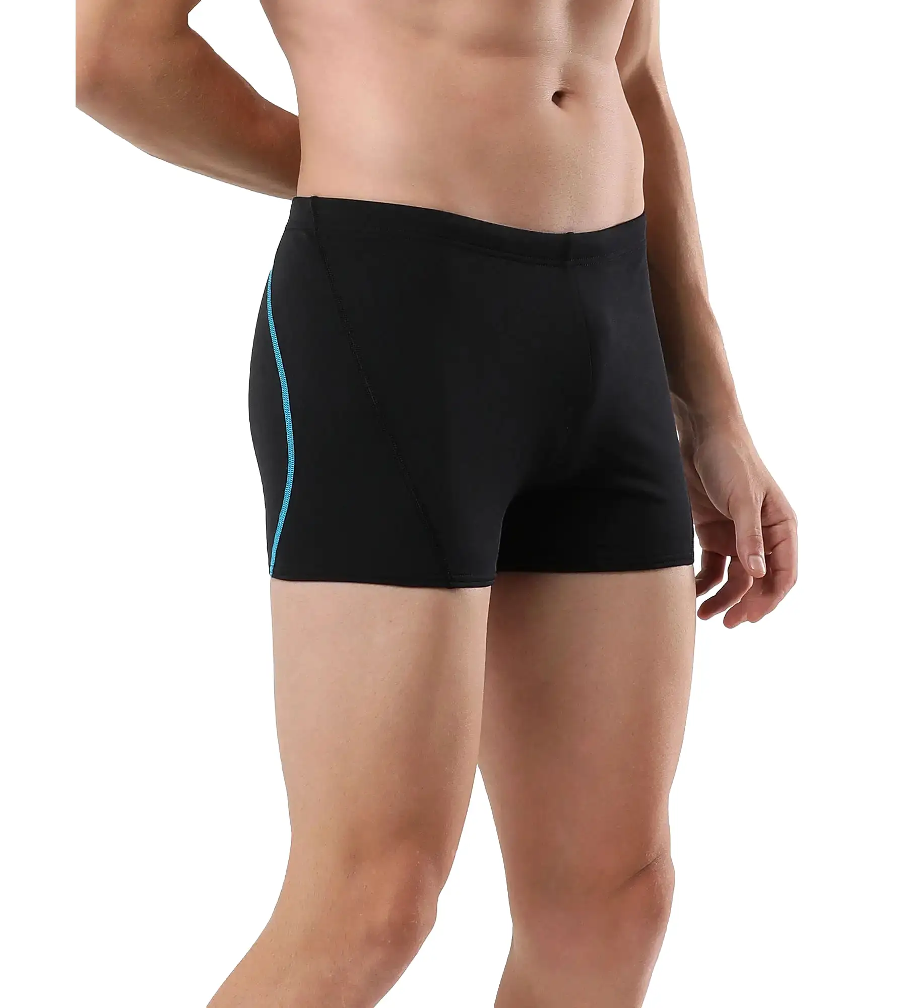 Men's Endurance+  Essential Splice Aquashort - Black  &  Bolt