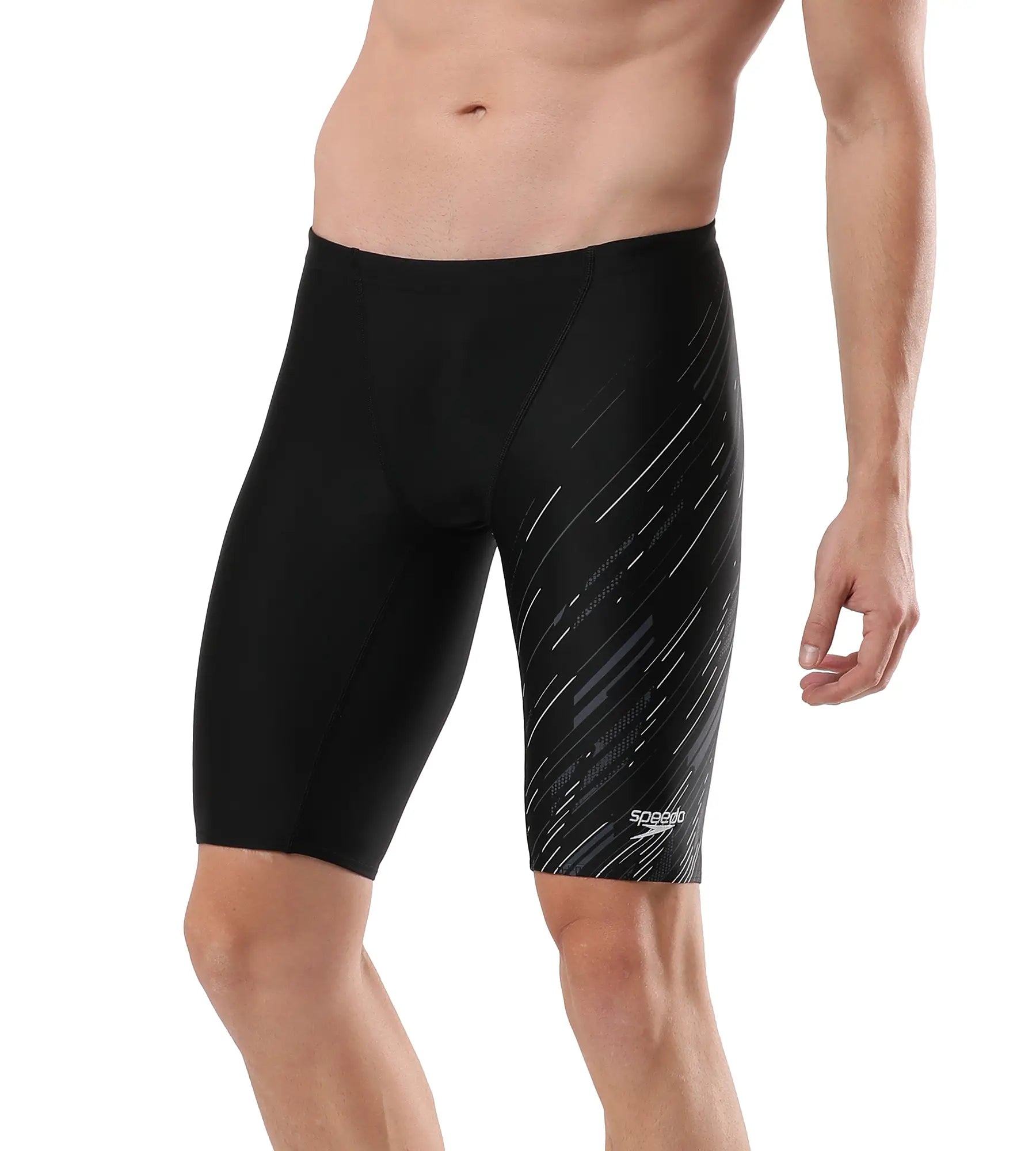 Men's Endurance Hyper Boom V Cut Jammer - Black & Usa Charcoal