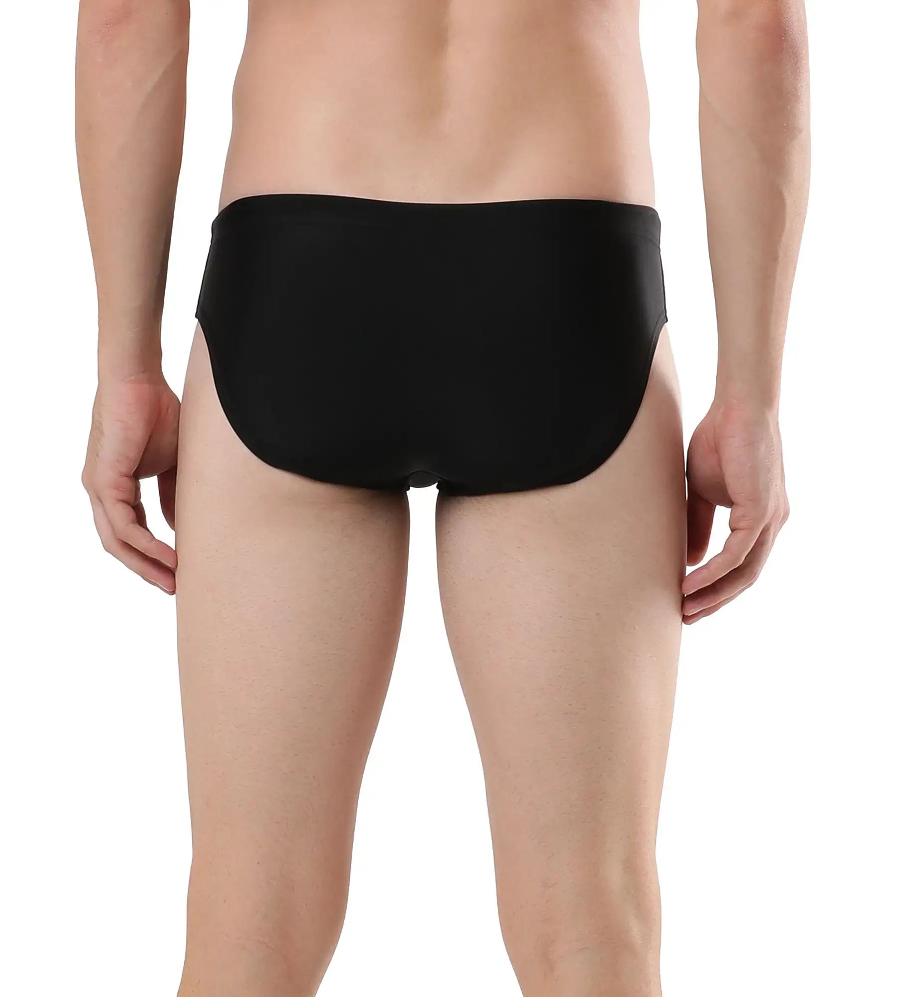 Men's Endurance Lycra Brief - Black & Bondi Blue