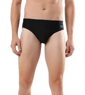 Men's Endurance Lycra Brief - Black & Bondi Blue