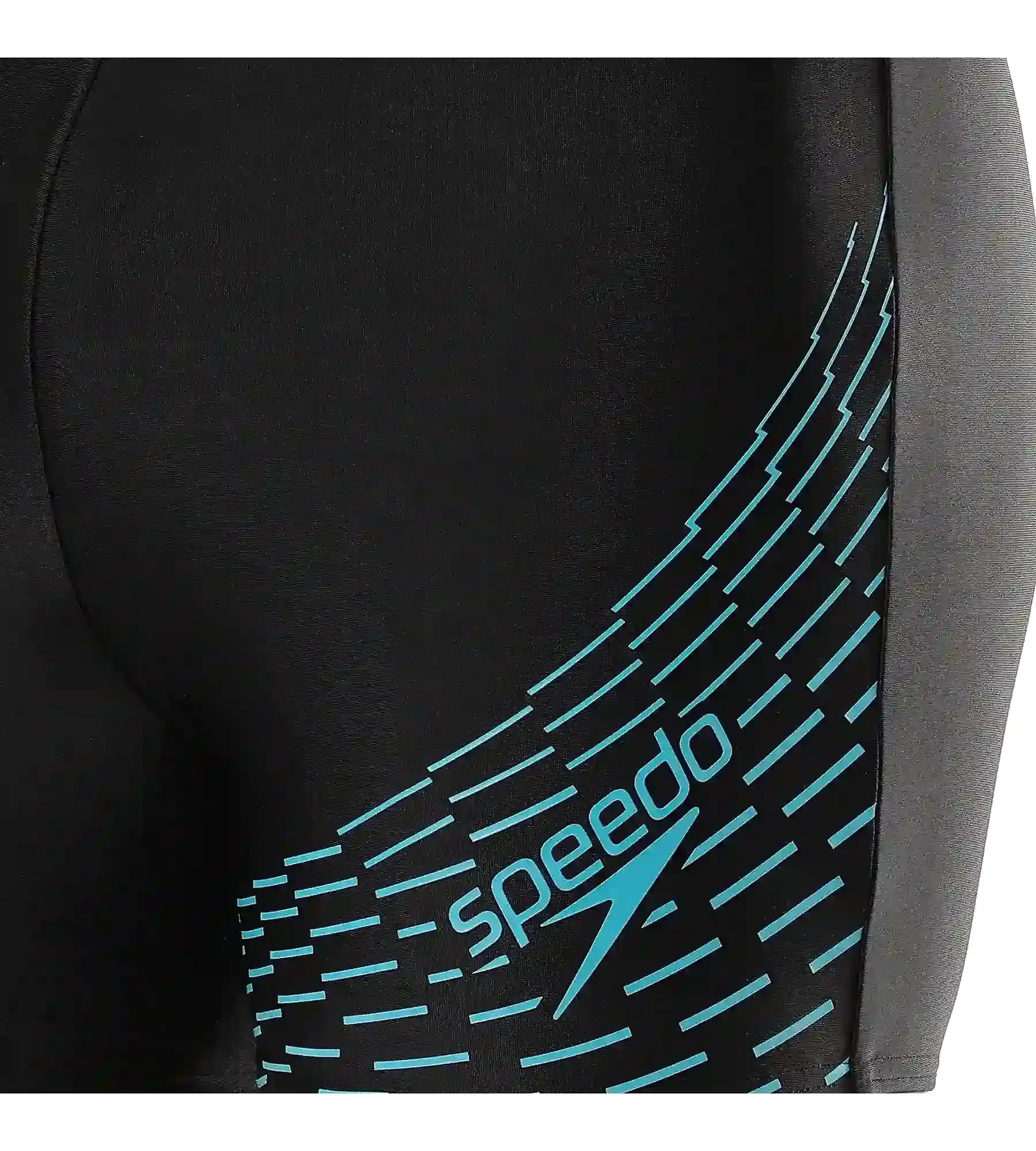 Men's Endurance Medley Logo Aquashort - Black  &  Aquarium