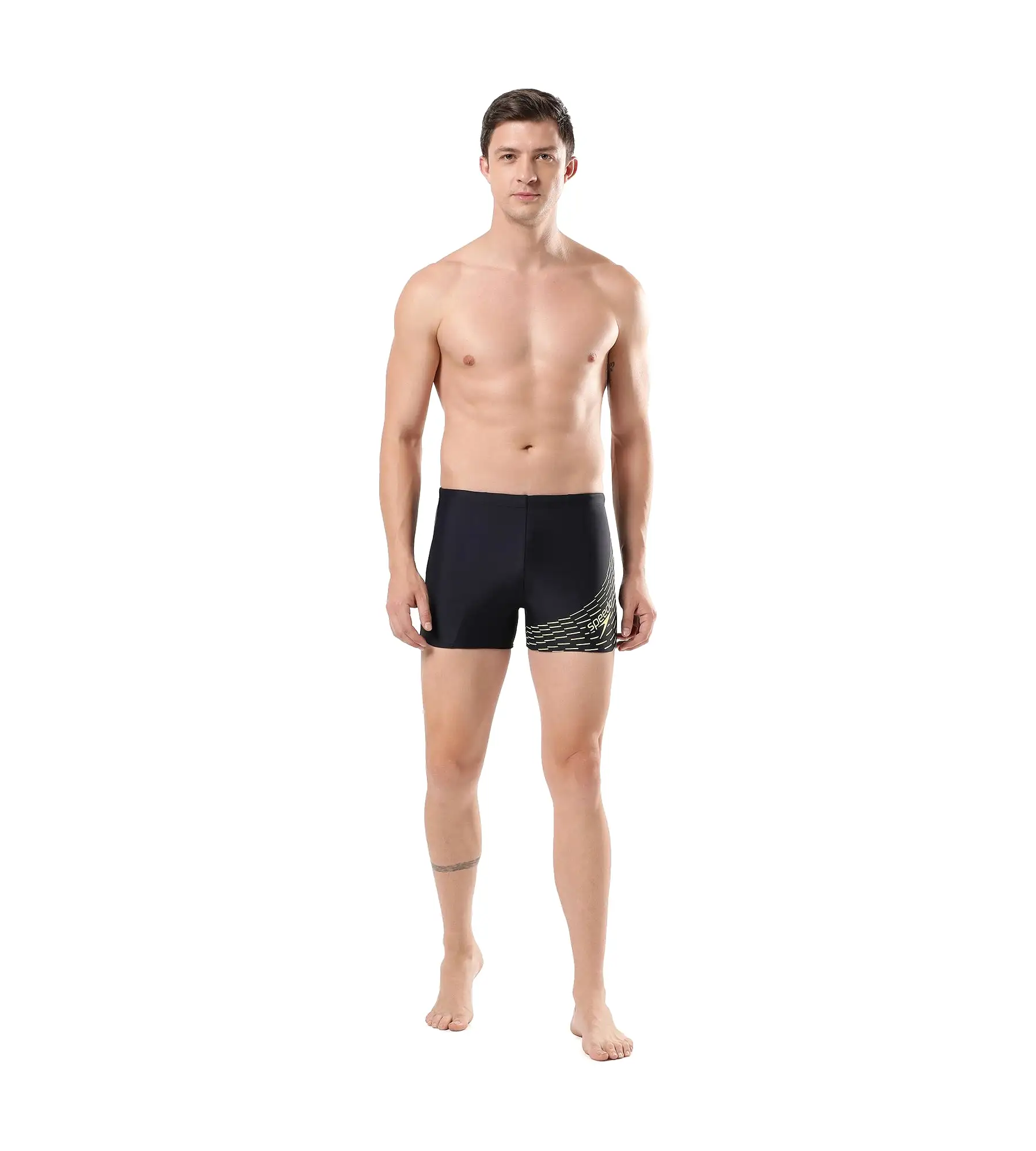 Men's Endurance Medley Logo Aquashort - True Navy  &  Spritz