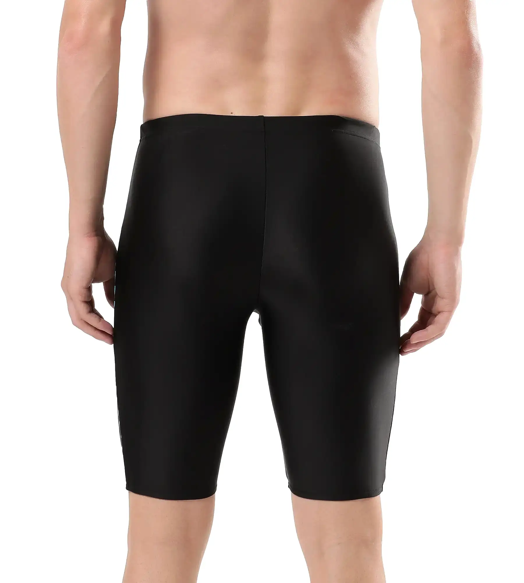 Men's Endurance Medley Logo Jammer - Black & Aquarium